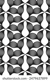 Abstract petal Geometric pattern Background