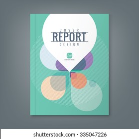 Abstract Petal shape background for corporate  business annual report book cover brochure flyer poster