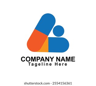 abstract pharmecy logo vector design