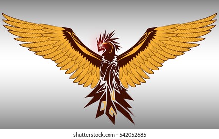 Abstract phoenix