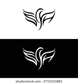 Diseño Abstractas del logotipo de Phoenix Fire