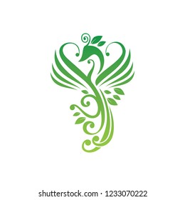 Abstract Phoenix Illustration