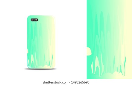 abstract phone case background design vector template. eps10