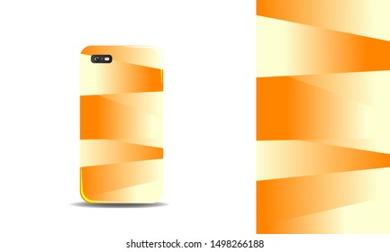 abstract phone case background design vector template. eps10