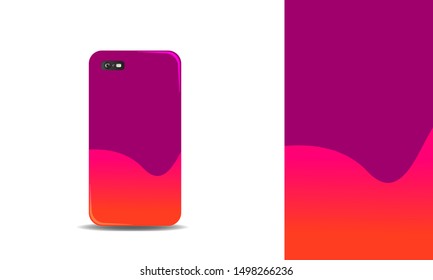 abstract phone case background design