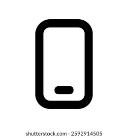 abstract phone Shape line icon 
