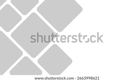 Abstract photo collage template with diamond layout can be used for modern portfolio or gallery
