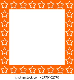 Abstract photo frame background. Geometric vector illustration.