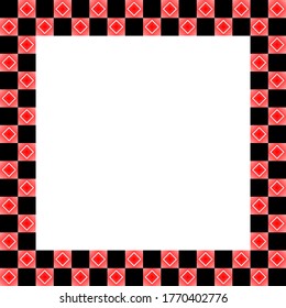 Resumen del fondo del marco fotográfico. Ilustración vectorial geométrica.