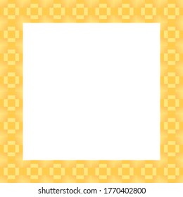 Abstract photo frame background. Geometric vector illustration.