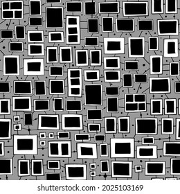 Abstract photo frame templates. Seamless pattern background for your design