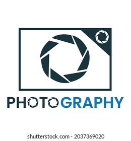 abstract photography logo. iconic logo. creative logo.