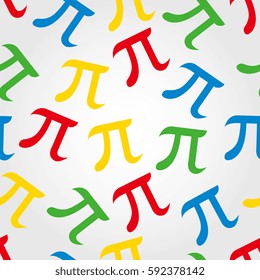 Abstract pi background