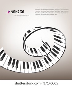  Abstract piano keyboard