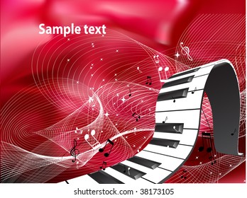  abstract piano keyboard