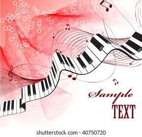 abstract piano keyboard