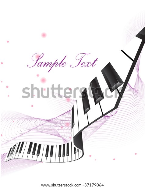 Abstract Piano Keyboard Stock Vector Royalty Free 37179064