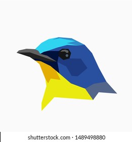 abstract picture of a bird