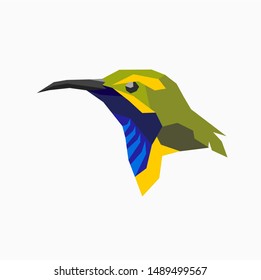 abstract picture of a bird
