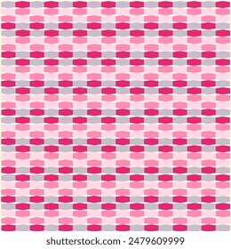 Imagen Abstractas, tono rosa, usando Formas geométricas colocadas juntas.