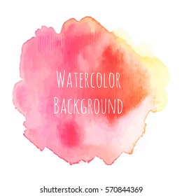 Abstract picturesque grunge background. Watercolor trendy hand drawn artistic brushstroke illustration