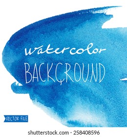 The abstract picturesque vector  background for your text drawn with a water color.Album  " Winter backgrounds.".Album "New Abstract Water Colour Backgrounds". "  Vector watercolor."  