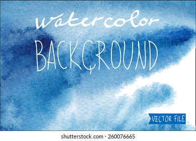 The abstract picturesque vector  background for your text drawn with a water color.Album  " Winter backgrounds.".Album "New Abstract Water Colour Backgrounds". "  Vector watercolor."   