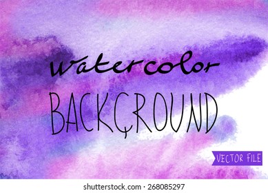 The abstract picturesque vector  background for your text drawn with a watercolor.Album  " Winter backgrounds.".Album "New Abstract Water Colour Backgrounds". "  Vector watercolor."  