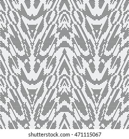 Abstract pin dot ornament. Seamless pattern.