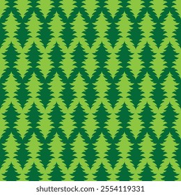 abstract pine tree pattern seamless green background vector illustration forest wallpaper template