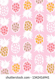 Abstract pineapple pink