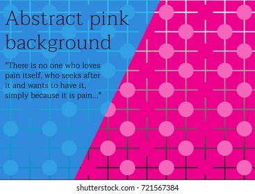 Abstract pink background