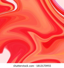 Abstract pink background. Artistic wallpapers for invitations, business cards, postcards, banners. Pink liquid dynamic gradient waves. fluid marble texture.