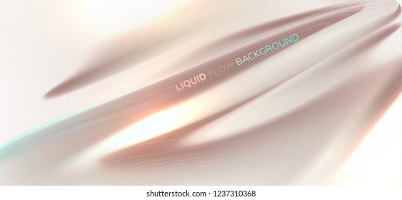 Abstract pink background with beautiful blurred dynamic liquid fluid for cosmetics cream posters, placards and brochures. Eps10 vector illustration.