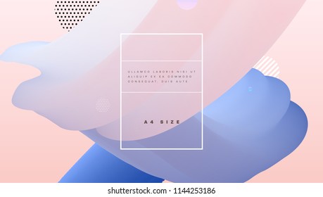 Abstract pink background with beautiful liquid fluid for cosmetics cream posters, placards and brochures. Eps10 vector illustration.