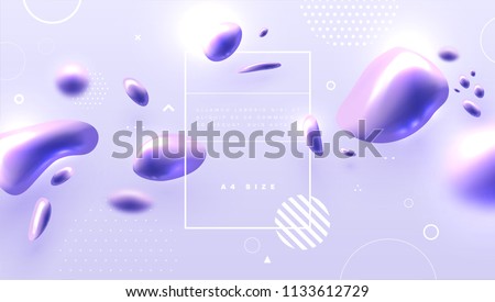 Abstract pink background with beautiful liquid fluid for cosmetics cream posters, placards and brochures. Eps10 vector illustration.