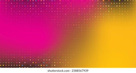 Abstract pink background with black polka dots rectangle. Polka dot pattern background abstract light modern