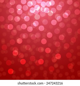 abstract pink background with bokeh and lens flare pattern (vector)