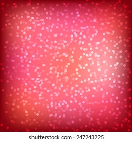 abstract pink background with bokeh and lens flare pattern (vector)