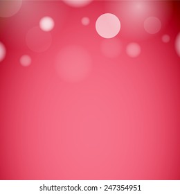 abstract pink background with bokeh and lens flare pattern (vector)