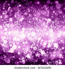 Abstract pink background with bokeh. Pink and light purple blurred background with shine. Vector illustration. Can be use for jewelry themes, fashion or holiday