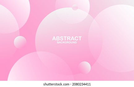 Abstract pink background with bubbles. Cool background design for posters. Eps10 vector