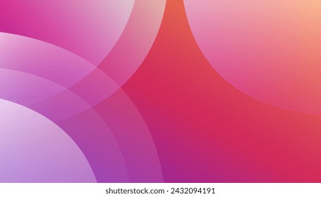 Abstract pink background with bubbles. Cool background. Modern concept for graphic design, background, poster, Vector illustration