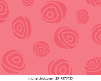 Abstract pink background with circle line pattern