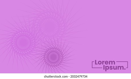 Fondo rosa abstracto con ornamento circular