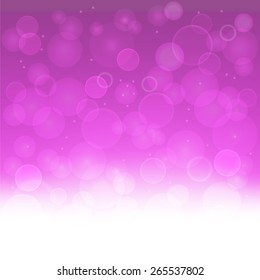 Abstract pink background with circles