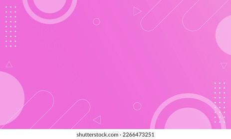 Abstract pink background. colorful blurred pink background. Abstract light pink background with lines and circle shapes. Website header, banner, landing page design. Vector illustration