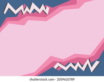 Fondo abstracto con un patrón de zigzag colorido y un área de copia