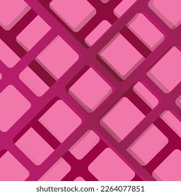 Abstract pink background of crossed lines and halftone dots, design element