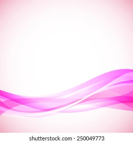 abstract pink background with curve line pattern (vector)